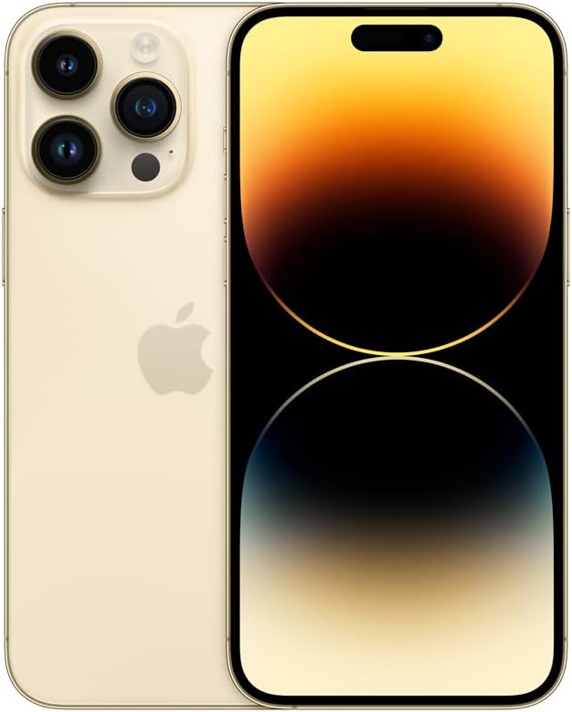 Apple iPhone 14 Pro Max, 128GB, Gold - Dual eSIM (US Version)