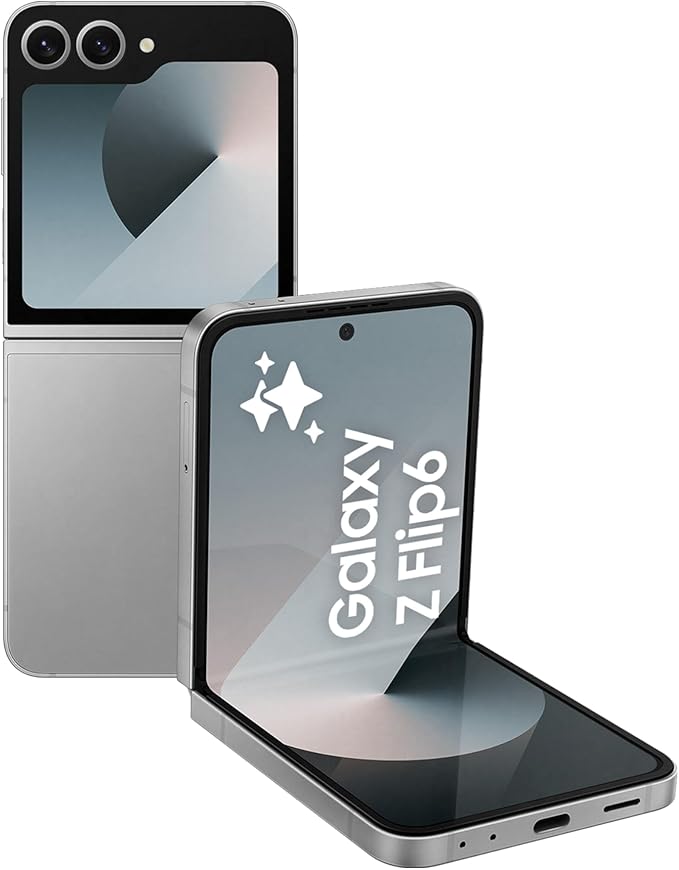 SAMSUNG Galaxy Z Flip6, 12GB RAM, 256GB Storage, Silver Shadow, 50MP Camera - USED